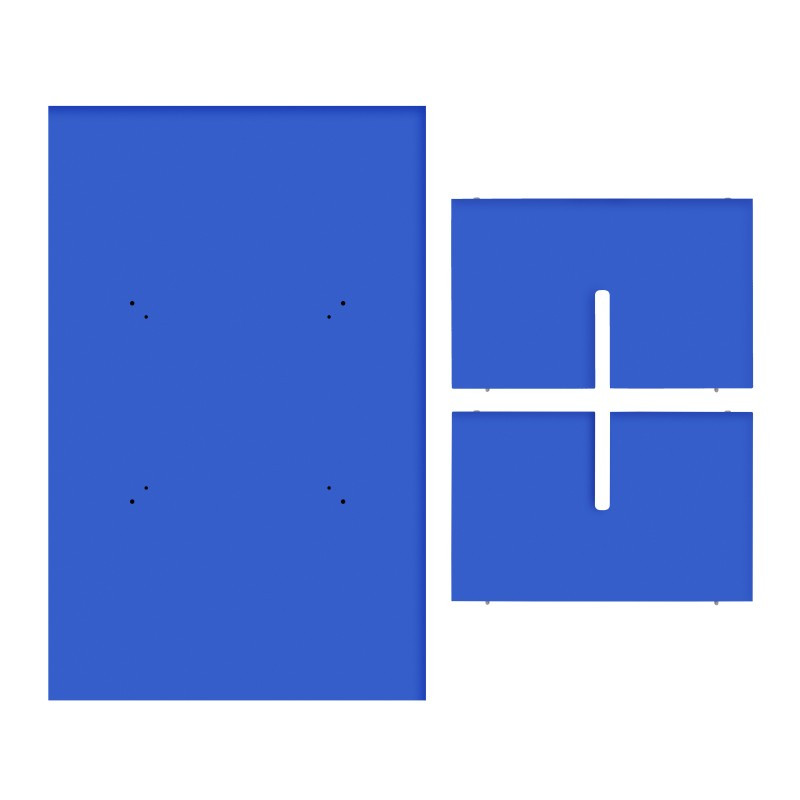 Mesa baja rectangular Charla Prussia