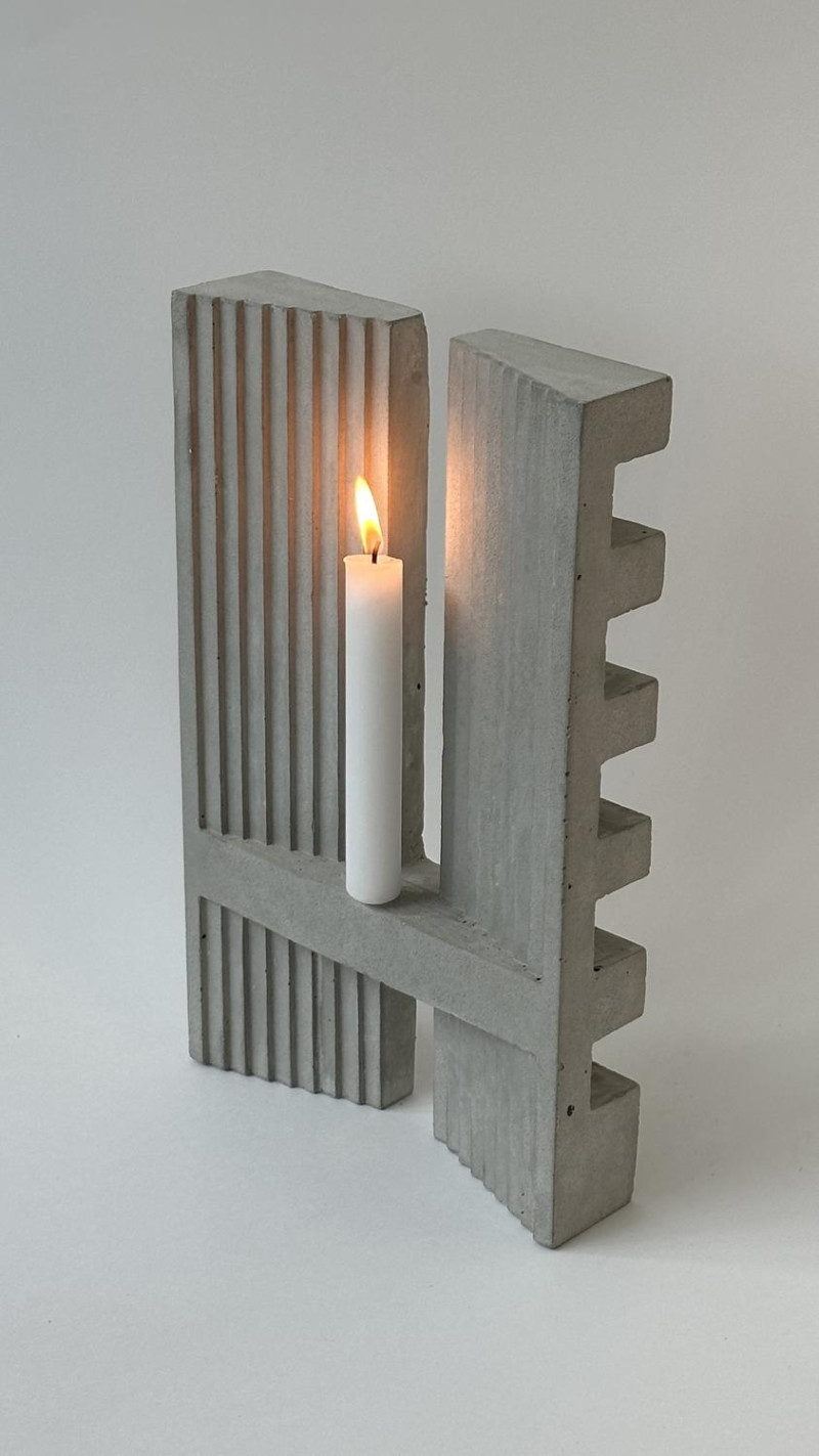 Monumental Candleholders by Eingang Studio