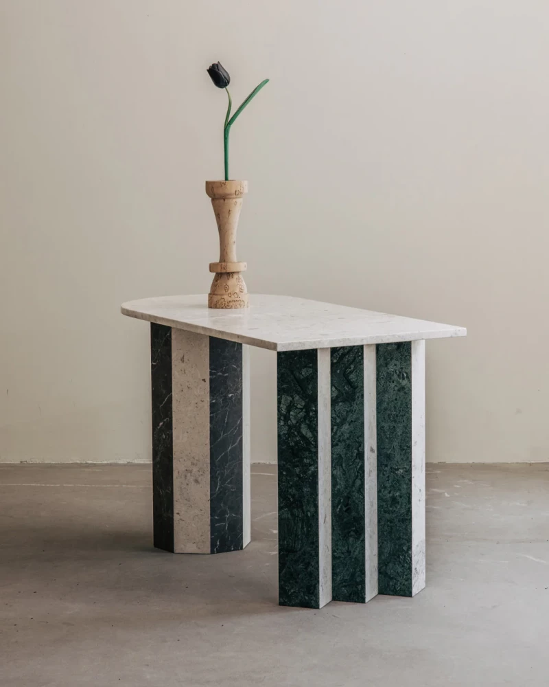 Public studio Marble Column Desk