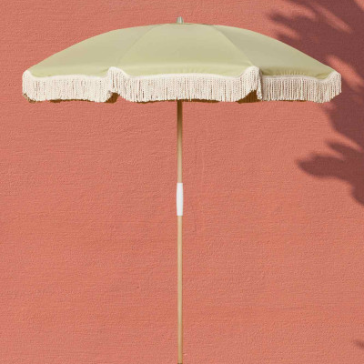 Parasol Pablo with Ecru Fringes