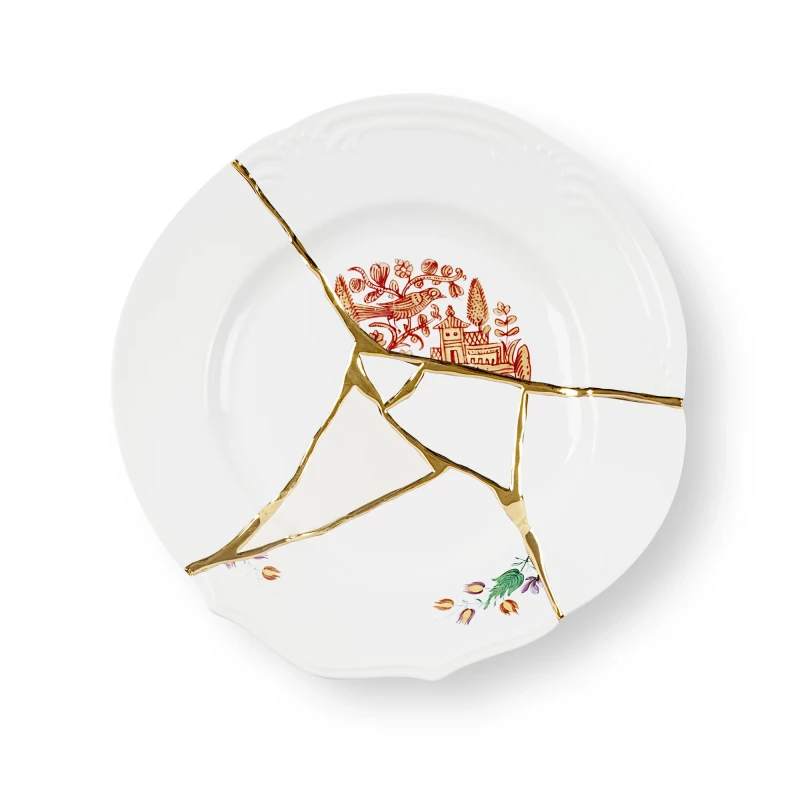 Seletti Marcantonio Kintsugi Dessert plate