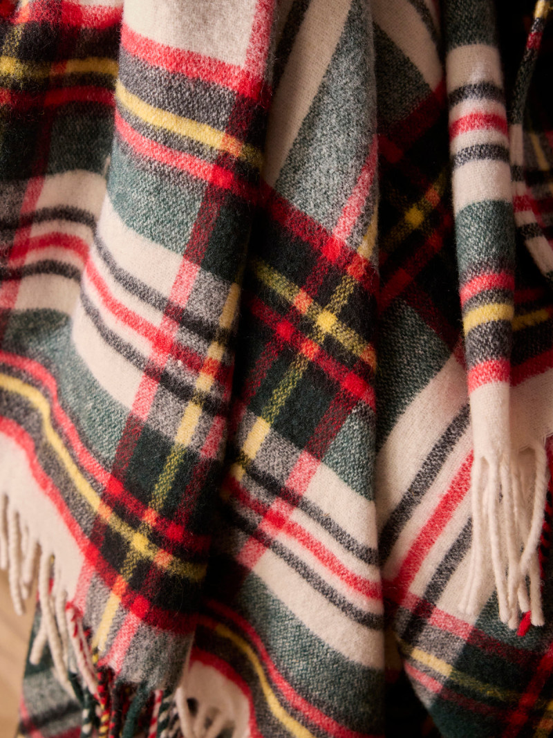 Cyrillus Wool Tartan Throw
